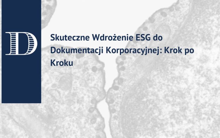 Skuteczne Wdrożenie ESG do Dokumentacji Korporacyjnej: Krok po Kroku